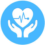 Hands and Heart Icon